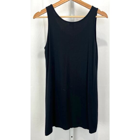 COMFY USA Marsha Sleeveless Tunic Tank Top M617 Modal Jersey Black Size S - Picture 2 of 8